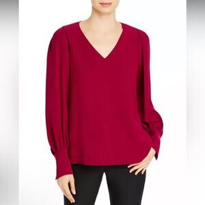 Lafayette 148 New York Lenore Blouse Size M